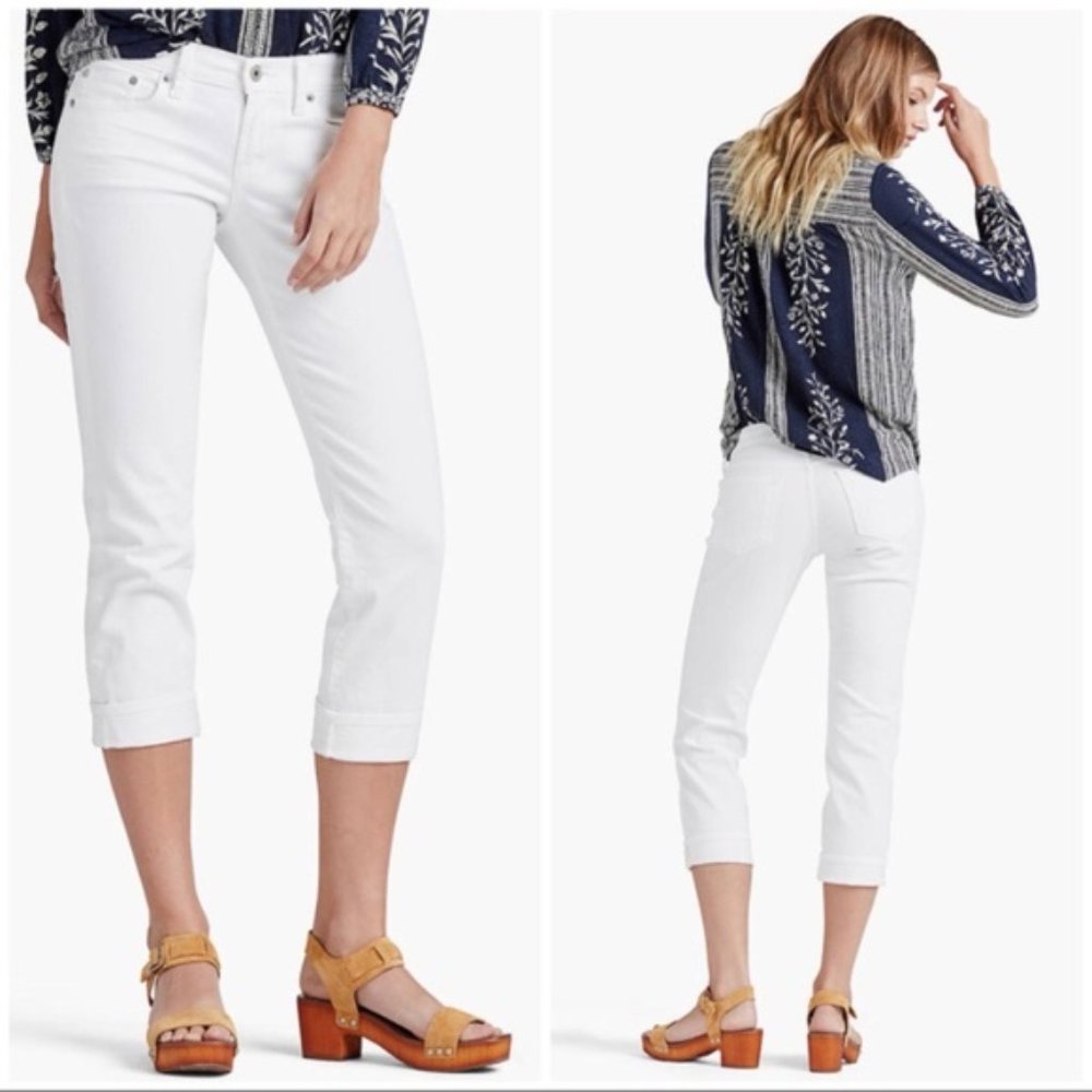 Lucky Brand Sweet Crop White Jeans Size 6/28